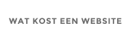 WAT KOST EEN WEBSITE