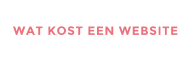 WAT KOST EEN WEBSITE